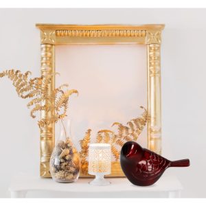 Red Finish Song Bird Keepsake Urn