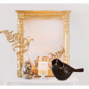Brown Colour Song Bird Keepsake Cremation Urn